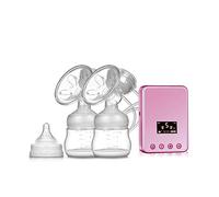 Tire-Lait, Pompe d'Allaitement Électrique à Double Aspiration Massager Affichage à Led Portable, Allaitement Intelligent, Pompe d'Allaitement Électrique Rechargeable par Usb Empêcher Le Refoulement