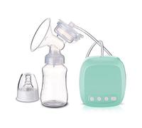 Tire-Lait, Pompe d'Allaitement Électrique à Double Aspiration Rechargeable Prévention du Refoulement Portatif 9 Niveaux de Massage Confortable Ultra-Silencieux,Silicone de Qualité Alimentaire