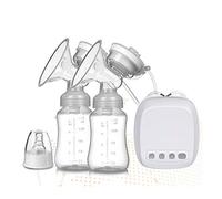 Tire-Lait, Pompe d'Allaitement Électrique à Double Aspiration Rechargeable Prévention du Refoulement Portatif 9 Niveaux de Massage Confortable Ultra-Silencieux,Silicone de Qualité Alimentaire