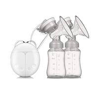 Tire-Lait, Pompe d'Allaitement Électrique Dual Suction Breast Tire-Lait Automatique Confortable Silencieux Usb Rechargeable Portable Silicone de Qualité Alimentaire Empêcher le Refoulement