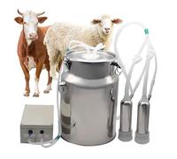 Tire-lait Portable Automatique 5 L/10 L/14 L, Kit Électrique pour Traire les Vaches/chèvres, Trayeuse À Vide pour Vaches, Brebis Et Chèvres pour les Petites Exploitations Agricoles 14L Charging sheep