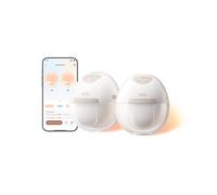 Tire-lait portable chauffant eufy E20, 3 températures, tire-lait mains libres avec technologie HeatFlow™, rythmes optimisés sur l’application, aspiration de pointe, sans fuite, ultrafin et silencieux