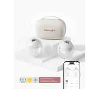 Tire-lait portable et connecté Momcozy M5 Smart - Amélioré avec contrôle via application | Style: Double | Couleur: Gris Plume