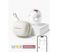 Tire-lait portable et connecté Momcozy M5 Smart - Amélioré avec contrôle via application | Style: Simple | Couleur: Rouge Cozy