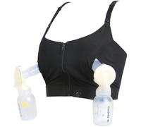 Tire Laits Bustier Mains Libres Soutien-Gorge Maternité Doux Allaitement Bras Coton Confort Brassière Taille au Choix M/L M