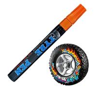 Tire Lettering Paint - Marker Non Fading, Quick Dry Tires Paints Markers Erasable Weatherproof Tyre Drawing Pen Wheel Art Tool | Perfect for Vehicle Motorcycle Bikes Bicycles Metal Glass Creative Desi