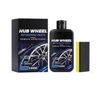 Tire Paste, Wheel Gloss Balm, 100g Shine Renewal Set with Sponge Applicator, Polymer Wax Conditioning Blend Formula, Tire Dressing Care Kit Auto Finish Tool, Car SUV Motorcycle Truck 1.22 inches