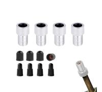 Tire Pump Adapter - Bicycle Valve Converter Tool, Compact Alloy Improves Compatibility, Resistant Construction, Road and Mountain Bikes | Ideal for Cycling Repair, Air Inflation, and Portab