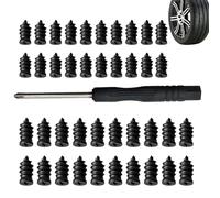Tire Repair Rubber Nail Kit, Self-Service Screw In Tire Plugs for Fast Tubeless Tires Repair for Car, Motorcycle, Truck, SUV (20 PCS)