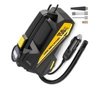 Tire Sans Fil Multifonction Avec Affichage De Pression En Temps Réel Inflation Rapide Et Lumière LED Pour L'équipement Sport Vélo Voiture Small Tire Inflateur Avec Lumière LED