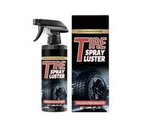 Tire Shine Spray - 120ml Rim Restorer Agent, High Gloss Wheel Cleaner | Deep Black Finish Effect, Long-Lasting Protective Coating Function, Car Care Accessory, Ideal for Vehicle, Garage, 7.3x17cm