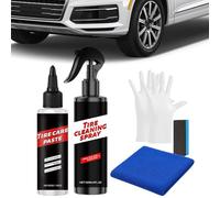 Tire Shine Spray - Long Lasting High Gloss for Automotive Care | Premium Formula with Easy Spray Application, Enhances Tire Appearance, Protects Against Dirt, UV, and Cracking for Car Exterior Detaili