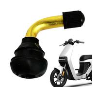 Tire Stems - Aluminum Bent 90 Degree Angled Replacement Part - Effortless Installation Tubeless Tire Valve Stems | Long-lasting For Motorcycle Scooter ATV Electric Bikes Men Women Youth Teens Adults