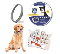 Tire Tique Ensemble d'outils pour Retirer Les tiques, Lot de 3, 1 Collier Anti-puces et Anti-tiques pour Chiens, 2 Tire Tique,Outils Essentiels pour Les activités de Plein air avec Animaux