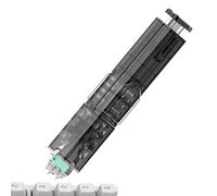 Tire-touche de clavier,En acier inoxydable, outil 2-en-1 ergonomique pour retirer les touches,Dispositif d'extraction de commutateurs - Compatible avec les claviers de jeu mécanique hot-swappable