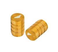 Tire Valve Stem Cap Motorcycle Accessories for Honda Hornet NT1100 CBR650R CBR400R CB500 Shadow PCX VFR750 XADV Forza 750 Monkey(Gold)