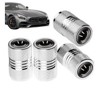 Tire Valve Stem Caps - Black Dust Caps | Use for Car Tyres Tire Valves Stem Cap,Tyre Cap Black,Aluminum Valves Caaps Valve Covers Replacement for Cars, Bike and Bicycle, Trucks, Motorcycles