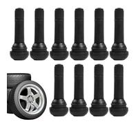 Tire Valve Stem, Modernize Rubber Valve, Authentic Tubeless Tire Air, 10pcs Short Stem Kit for Car Truck Motorcycle Replacement Airtight Automotive Wheel Maintenance Repair Use