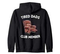 Tired Dads Club Fauteuil pour Homme Humour Grandpa Sweat à Capuche
