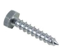 Tirefond LENNIE - Zingué blanc - Ø12x50 - boite de 100 - TIR1205002B