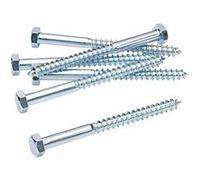 Tirefond LENNIE - Zingué blanc - Ø12x90 - boite de 50 - TIR1209002B G