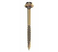 Tirefonds bois anti-fendage - acier zingué - 8x60 - 100 pièces VYNEX