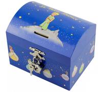 Tirelire à musique le petit prince bleu foncé TU