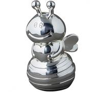 Tirelire Abeille personnalisable (métal argenté)