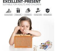 Tirelire adulte - Tirelire - Tirelires - Epargner avec sens - En bois - Jusqu'à 10.000 - Réutilisable - Garçon & Fille - Un must pour les grands épargnants