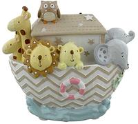 Tirelire arche de Noé, bateau, en résine