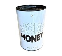 Tirelire avec Message, Phrases positives pour Enfants et Adultes, Amour, rêves, régime, Voyage, Travail. Tirelire Originale en canette, Cadeau (10 x 15, More Money)