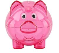 Tirelire, boîte à Monnaie en Plastique Transparent Cochon Rose de Dessin animé
