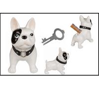 Tirelire Bulldog En Céramique Avec Serrure 21x19,7cm