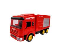Tirelire camion de pompiers pour enfants - Tirelire en PVC avec capteur d'empreintes digitales, serrure à mot de passe, musique et roulement de factures