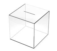 Tirelire Carrée en Acrylique - sans Ouverture Banque D'épargne - Pot D'économie pour Adultes Et Enfant, Qui Ne S'ouvre Pas, Doit Se Casser pour S'ouvrir,Convient comme Cadeau d'anniversaire