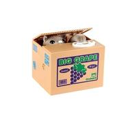 Tirelire Chat Chanceux Qui Vole Vos Pièces Super Mignon Cadeau Original Gris