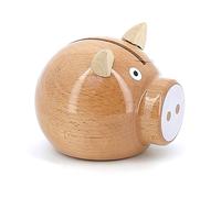 Vilac Tirelire cochon en bois naturel Blanc G