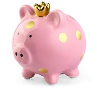Tirelire Cochon en céramique - Grande Taille - Rose : Piggy Bank - Grand - pour Enfants - Nizirioo