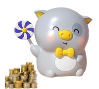 Tirelire Cochon | Tirelire incassable Tirelire - Cute Animal Money Bank Toys Store 600 pièces 100 billets pour cadeaux d'anniversaire, cadeau du Nouvel An, récompense