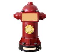 Tirelire de Bouche D'incendie, Résine Synthétique Rétro Tirelire Bouche D'incendie Argent Pièces de Monnaie Boîte Extincteur Tirelire Cadeau Tirelire pour la Maison (Rouge)