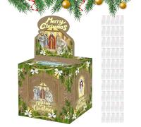 Tirelire de Noël pour Argent Liquide - Boîte à Argent avec Système d'Extraction,Contenant Festif Amusant pour Adultes Famille Anniversaire