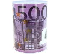 Tirelire décorative Billet de Banque Tirelire épargne Argent Argent rétro Design Euro en étain métal boîte en étain pour Les garçons idée Cadeau Euro 500