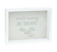 Tirelire DEKNUDT cadre photo S68VD9 (Bois blanc) pour photo 13x18cm