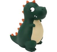 Tirelire dinosaure mignon - Banque de pièces de dessin animé, antichoc, petite décoration verte, cadeau pour garçons & filles
