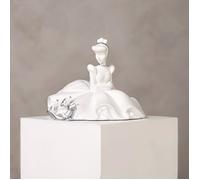 Tirelire - DISNEY - Cendrillon - 14 cm - Blanc et Argent - Céramique