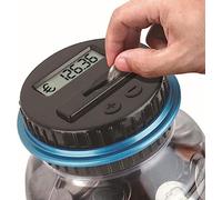 Tirelire Economiser Argent Banque Pièce de Monnaie Compteur Numérique Automatique, Grande Capacité