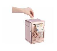Infactory Tirelire électronique design coffre fort - coloris rose