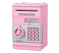 Tirelire électronique enfant 18,5 x 11,3 x 25,2cm protection par code secret grande capacité de stockage rechargeable écran lcd