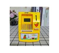 Tirelire Electronique Sécurisée Pour Enfants Avec Fonction Horloge Et Alarme Jaune