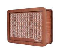 Tirelire en Bois avec Compteur | Tirelire avec Objectifs Et Chiffres D'épargne Banque d'argent Rangement d'argent, Tireliure Coffre Cash Box Boîte Réutilisable, Tiroir-Caisse pour Adultes Enfant